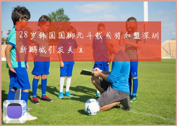 28岁韩国国脚元斗载或将加盟深圳新鹏城引发关注