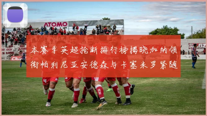 本赛季英超抢断排行榜揭晓加纳领衔帕利尼亚安德森与卡塞米罗紧随其后